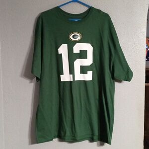 Green Bay Packers Rodgers T-shirt #12 Size 2XL
